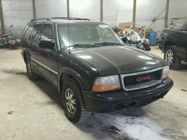 1GKDT13W612167536 - 2001 GMC JIMMY BLACK photo 1