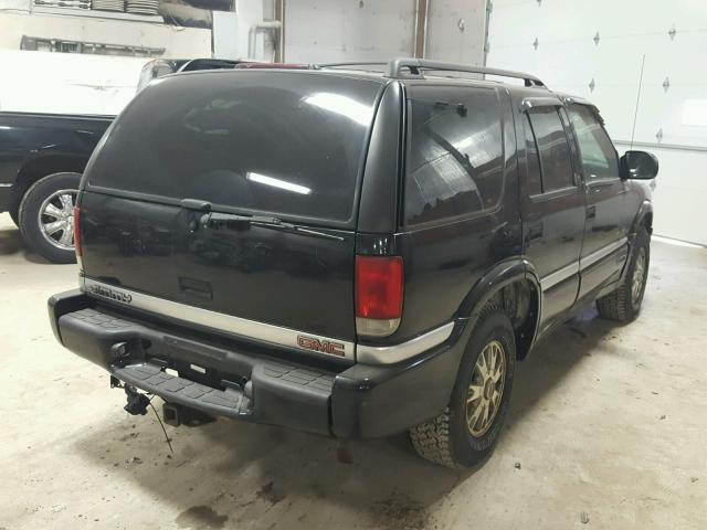 1GKDT13W612167536 - 2001 GMC JIMMY BLACK photo 4