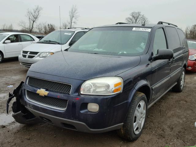 1GNDV23167D199147 - 2007 CHEVROLET UPLANDER L BLUE photo 2