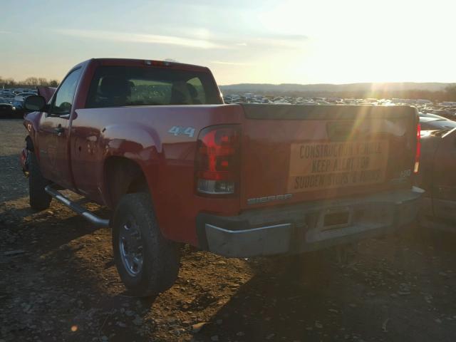 1GT02ZCG0CZ275052 - 2012 GMC SIERRA K25 RED photo 3