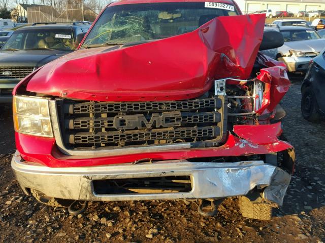 1GT02ZCG0CZ275052 - 2012 GMC SIERRA K25 RED photo 7