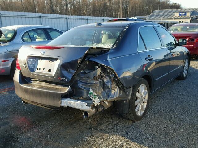 1HGCM66597A082954 - 2007 HONDA ACCORD EX GRAY photo 4