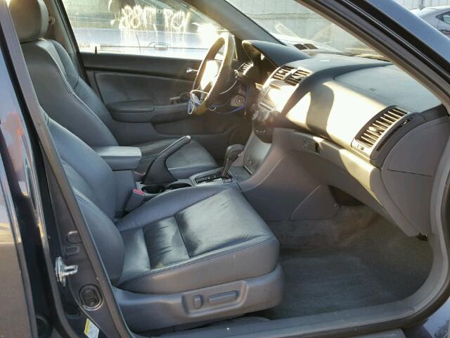 1HGCM66597A082954 - 2007 HONDA ACCORD EX GRAY photo 5