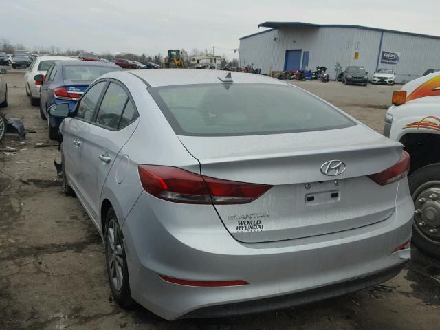 KMHD84LF5HU427076 - 2017 HYUNDAI ELANTRA SE GRAY photo 3