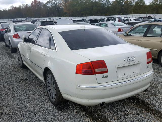 WAULL44E45N011169 - 2005 AUDI A8 4.2 QUA WHITE photo 3