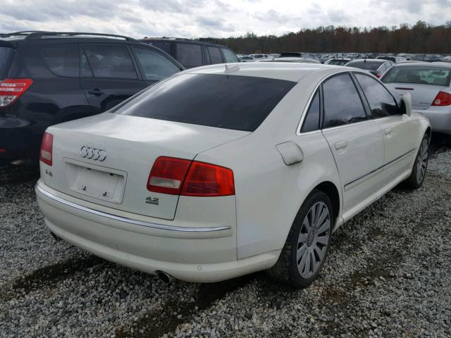 WAULL44E45N011169 - 2005 AUDI A8 4.2 QUA WHITE photo 4