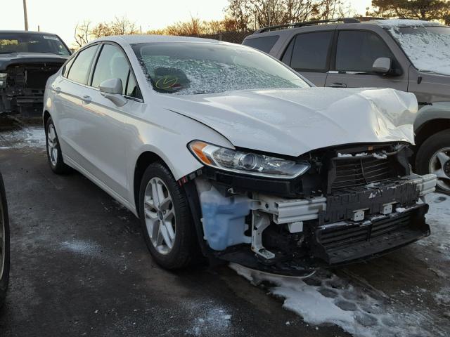 3FA6P0HD6ER166923 - 2014 FORD FUSION SE WHITE photo 1