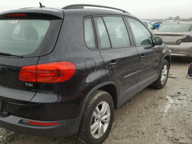 WVGAV7AX7GW602925 - 2016 VOLKSWAGEN TIGUAN S BLACK photo 4