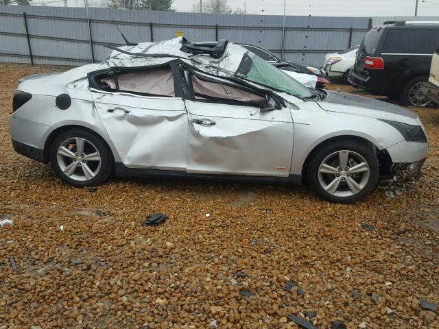 1G1PC5SB9E7102020 - 2014 CHEVROLET CRUZE LT SILVER photo 9