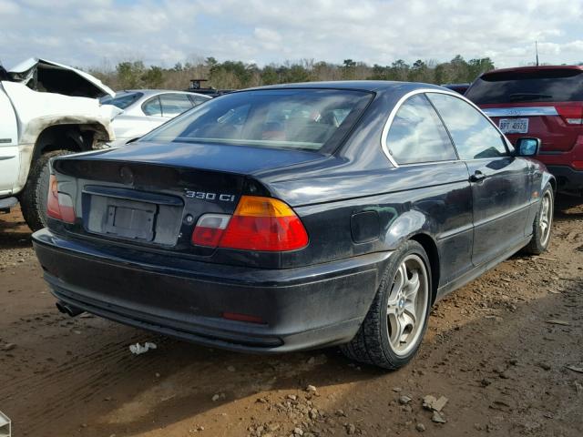 WBABN53431JU36288 - 2001 BMW 330 CI BLACK photo 4