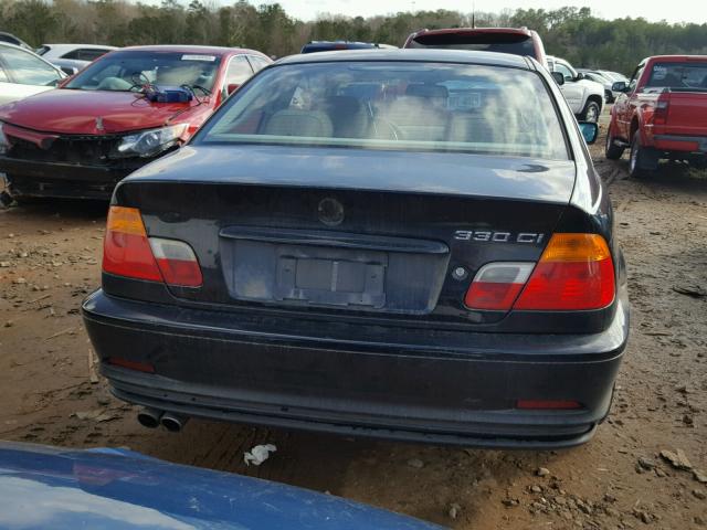 WBABN53431JU36288 - 2001 BMW 330 CI BLACK photo 9