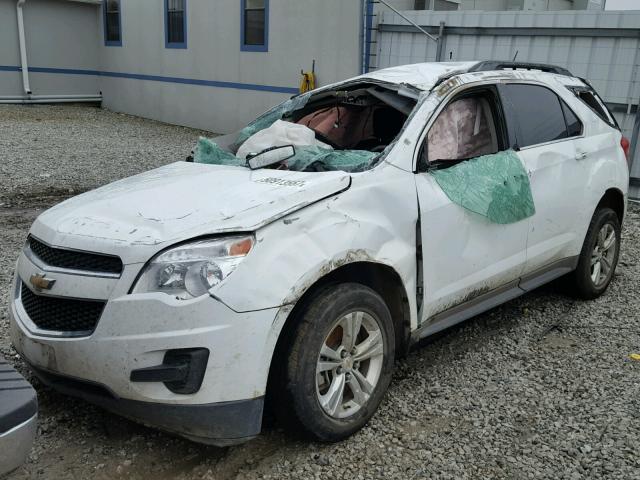 2GNALBEK0F6280592 - 2015 CHEVROLET EQUINOX LT WHITE photo 2