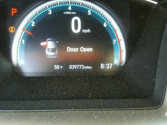 19XFC1F37GE206801 - 2016 HONDA CIVIC EX ლურჯი ფოტო 8