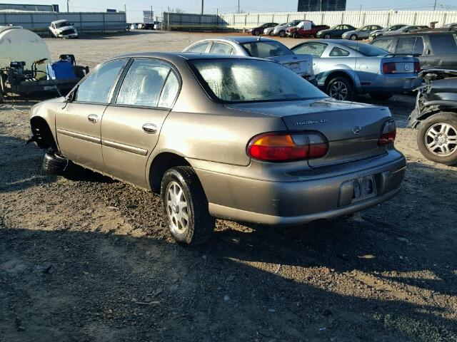 1G1NE52J7X6172052 - 1999 CHEVROLET MALIBU LS BROWN photo 3