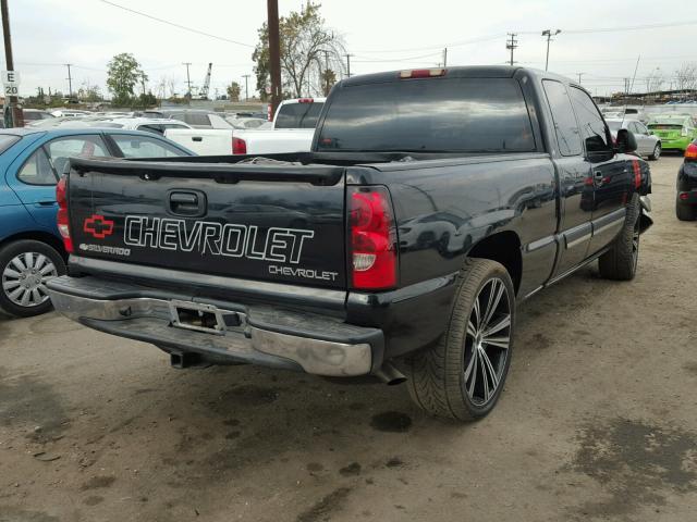 1GCEC19V15Z102248 - 2005 CHEVROLET SILVERADO BLACK photo 4