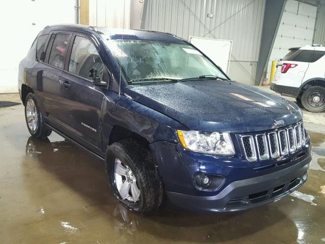 1C4NJCBBXCD605353 - 2012 JEEP COMPASS SP BLUE photo 1