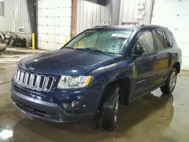 1C4NJCBBXCD605353 - 2012 JEEP COMPASS SP BLUE photo 2