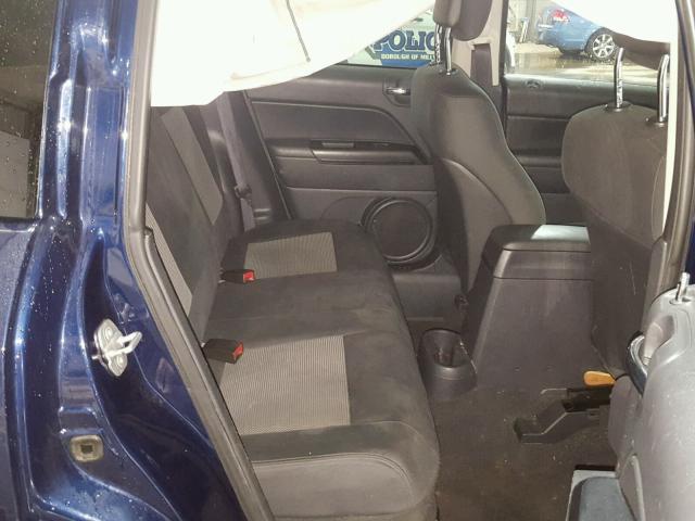 1C4NJCBBXCD605353 - 2012 JEEP COMPASS SP BLUE photo 6