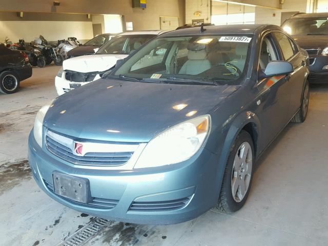 1G8ZS57B69F110268 - 2009 SATURN AURA XE BLUE photo 2