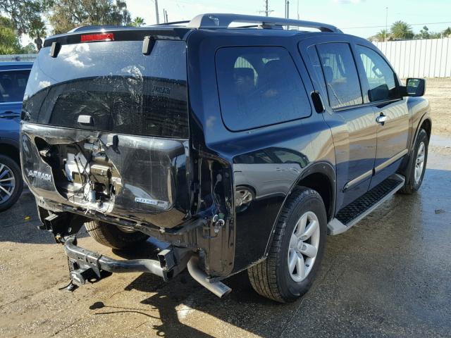 5N1BA0ND7EN611554 - 2014 NISSAN ARMADA SV BLACK photo 4