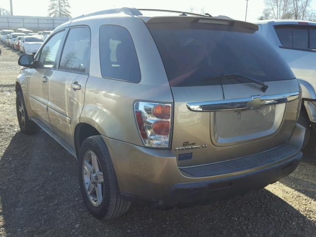 2CNDL63F956154244 - 2005 CHEVROLET EQUINOX LT GOLD photo 3