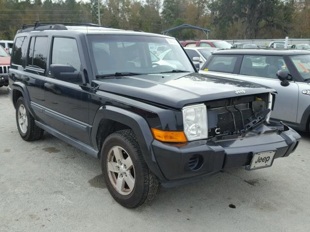 1J8HG48N06C149403 - 2006 JEEP COMMANDER BLACK photo 1