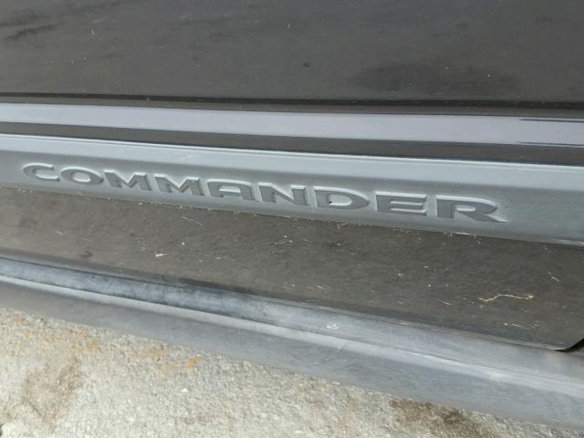 1J8HG48N06C149403 - 2006 JEEP COMMANDER შავი ფოტო 10