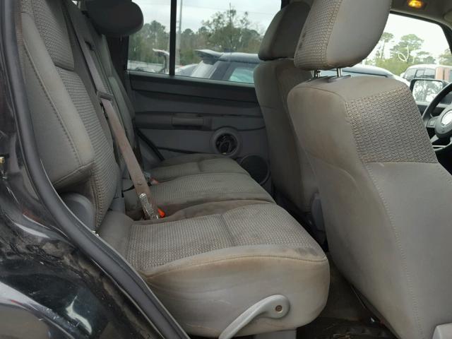 1J8HG48N06C149403 - 2006 JEEP COMMANDER შავი ფოტო 6