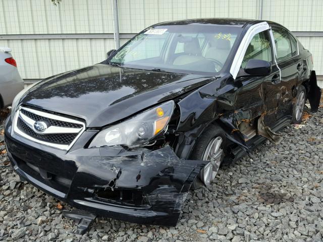 4S3BMBC64A3239057 - 2010 SUBARU LEGACY 2.5 BLACK photo 2