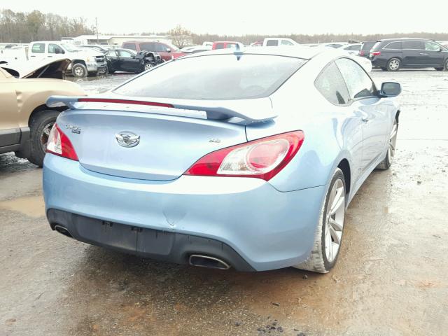 KMHHU6KH5AU023521 - 2010 HYUNDAI GENESIS CO BLUE photo 4