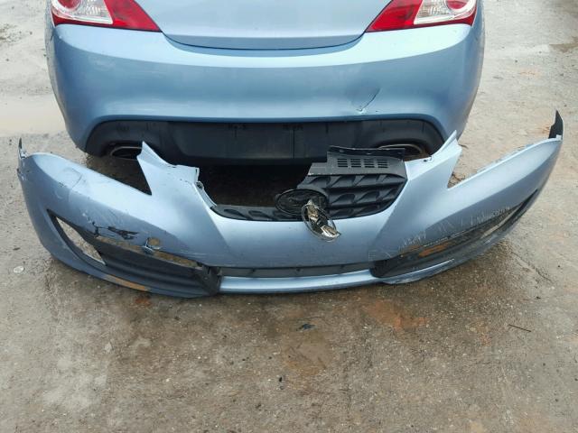 KMHHU6KH5AU023521 - 2010 HYUNDAI GENESIS CO BLUE photo 9