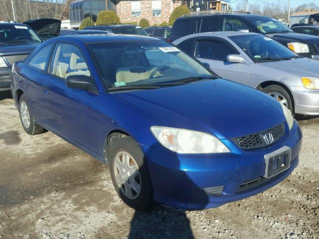 1HGEM22155L000031 - 2005 HONDA CIVIC DX V BLUE photo 1