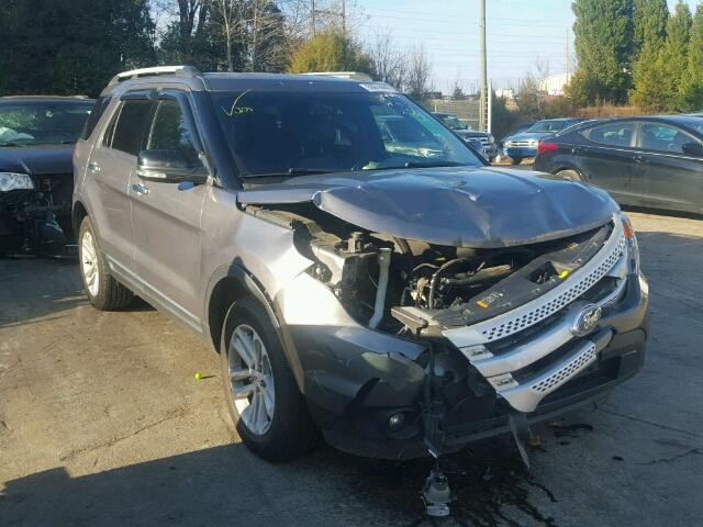 1FM5K8D85DGC71336 - 2013 FORD EXPLORER X GRAY photo 1