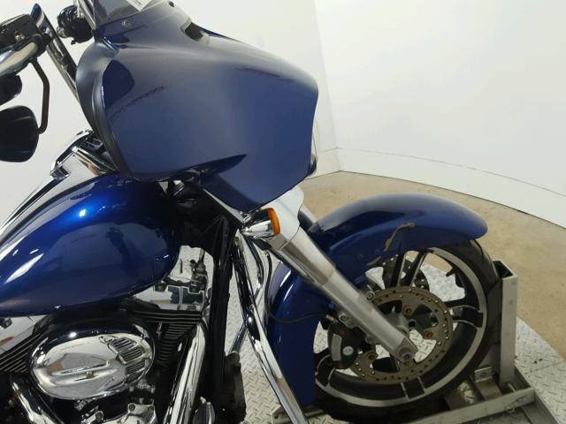 1HD1KBM13FB672448 - 2015 HARLEY-DAVIDSON FLHX STREE BLUE photo 14