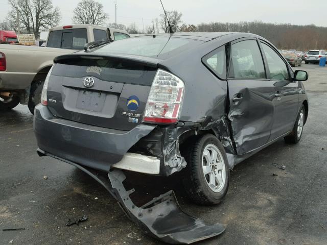 JTDKB20UX83379262 - 2008 TOYOTA PRIUS SILVER photo 4