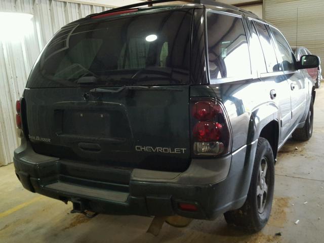 1GNDS13S722442951 - 2002 CHEVROLET TRAILBLAZE GREEN photo 4