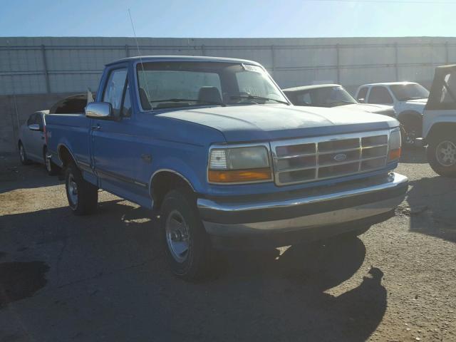 1FTEF14Y0SLB21221 - 1995 FORD F150 BLUE photo 1