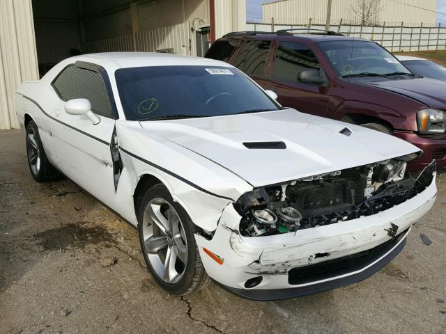 2C3CDZAG0FH822873 - 2015 DODGE CHALLENGER WHITE photo 1