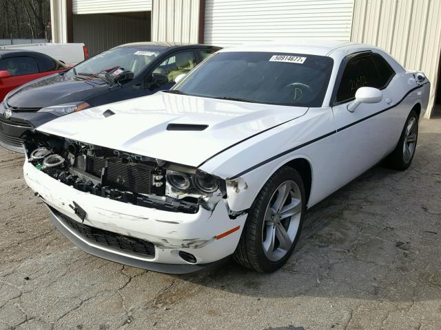 2C3CDZAG0FH822873 - 2015 DODGE CHALLENGER WHITE photo 2