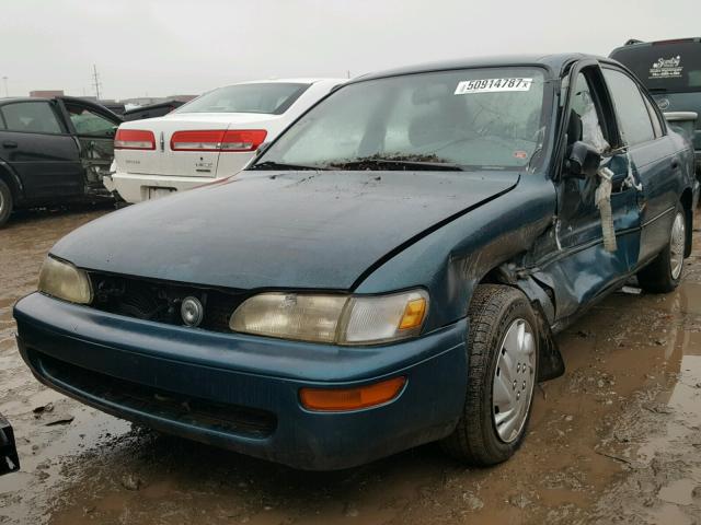 2T1AE09B1RC077327 - 1994 TOYOTA COROLLA LE BLUE photo 2