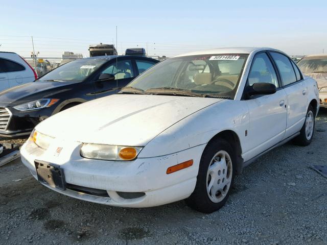 1G8ZK52762Z239568 - 2002 SATURN SL2 WHITE photo 2