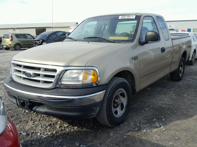 1FTZX1724XNB54076 - 1999 FORD F150 TAN photo 2