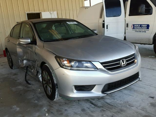 1HGCR2F35FA180922 - 2015 HONDA ACCORD LX SILVER photo 1