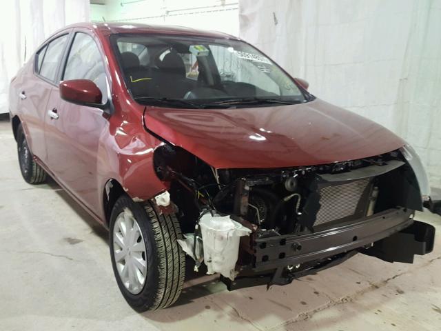 3N1CN7AP9HK446030 - 2017 NISSAN VERSA S RED photo 1