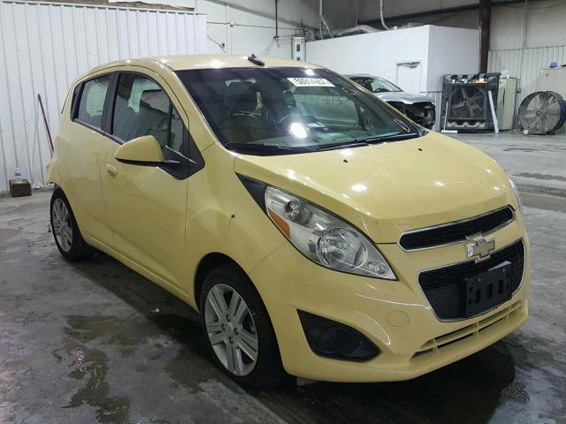 KL8CB6S90EC526584 - 2014 CHEVROLET SPARK LS YELLOW photo 1