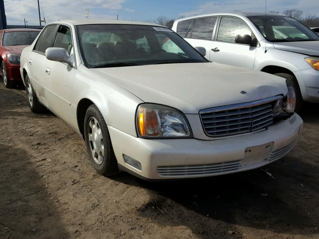 1G6KD54Y41U225397 - 2001 CADILLAC DEVILLE WHITE photo 1