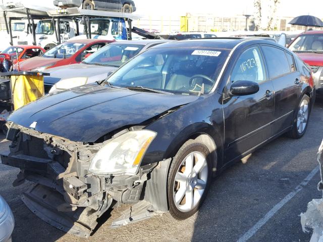 1N4BA41E14C820153 - 2004 NISSAN MAXIMA SE BLACK photo 2