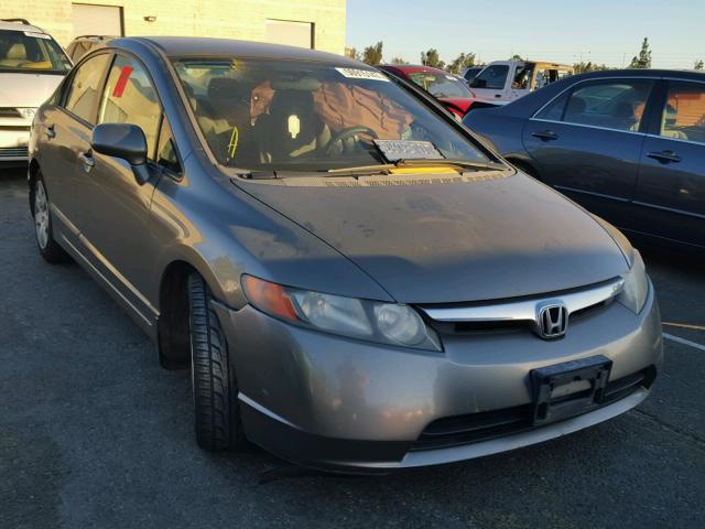 1HGFA16586L071097 - 2006 HONDA CIVIC LX GRAY photo 1