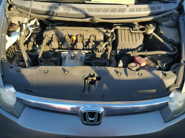 1HGFA16586L071097 - 2006 HONDA CIVIC LX GRAY photo 7