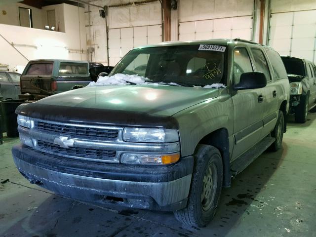 3GNFK16Z83G149439 - 2003 CHEVROLET SUBURBAN K GRAY photo 2